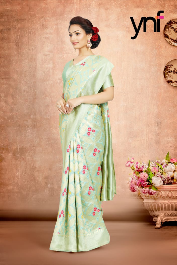 Ynf Toishi Festive Wear Designer Fancy Poly Silk Saree Collection